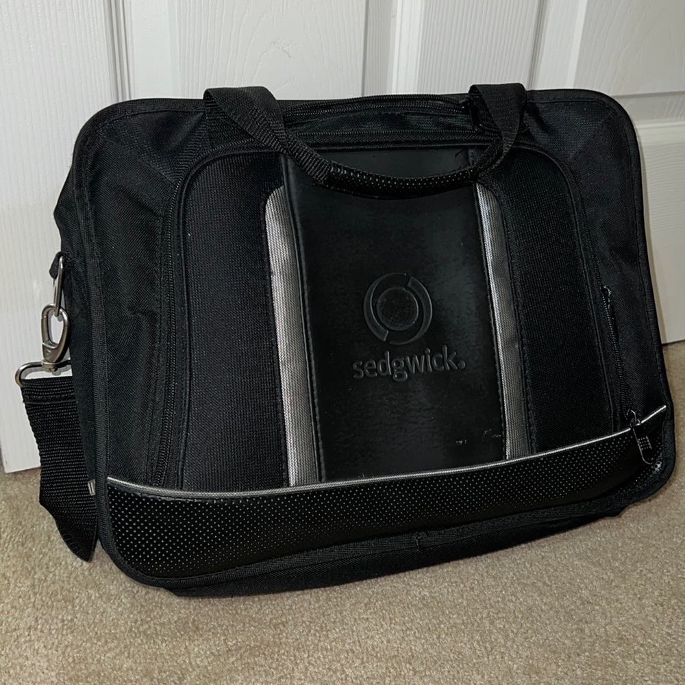 Velocity Black Laptop Bag (EUC)